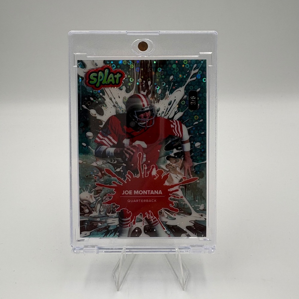 2025 Wild Card Splat Joe Montana‎ SBTEA02-JM Numbered 3/6 49ers SP